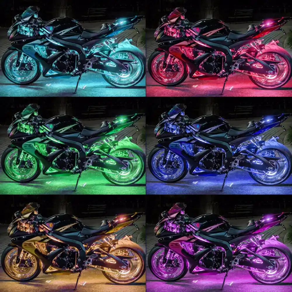 images Multi Color Led Light Strips For Motorcycles lachshaus riga