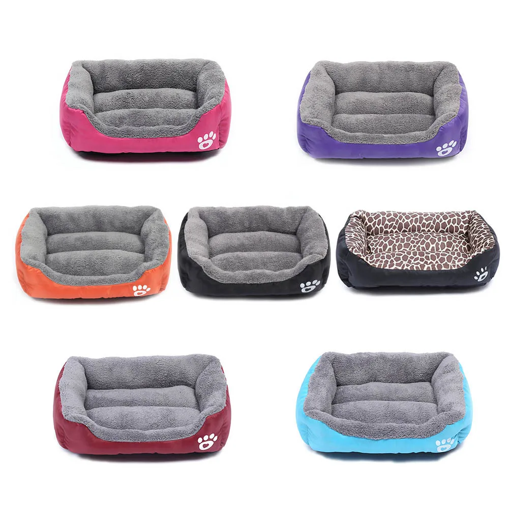 

Pet Dog Bed Warming Dog House Soft Material Pet Nest Dog Fall and Winter Warm Nest Kennel For Cat Puppy 7 colors