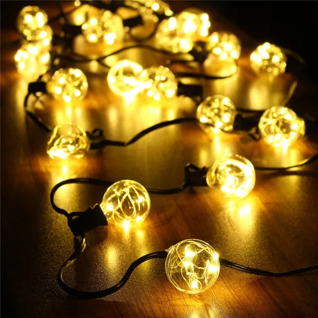 Waterproof 18Ft G40 Globe LED String Lights Indoor Outdoor LED Fairy ... Waterproof 18Ft G40 Globe LED String Lights Indoor Outdoor LED Fairy ...
