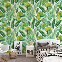 

Modern watercolor leaves branches wall custom large room wall cloth manufacturers wholesale wallpaper murals 3D photo wall