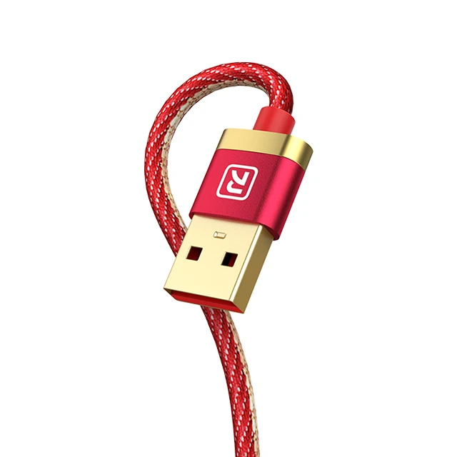 Recci ASTRAL 120 см 3 в 1 USB данных 2.4A Быстрая зарядка мобильного телефона зарядный кабель
