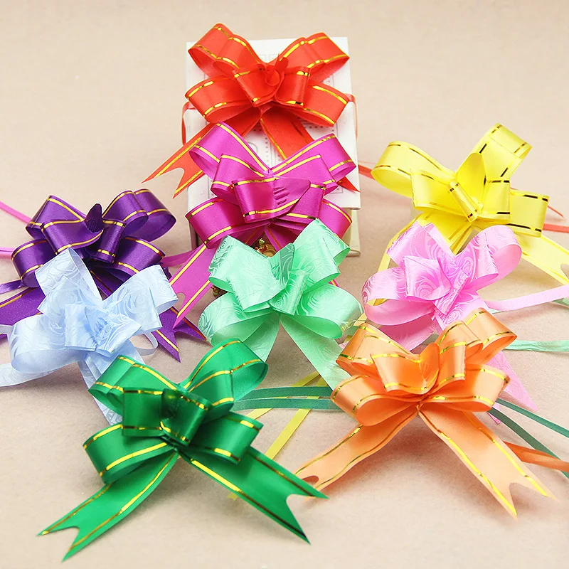 

50pcs Wedding Gift Wrap Multi Color Ribbon Bow Tie Bandknot Birthday Party Jewelry Bottle Decoration Drop Ship