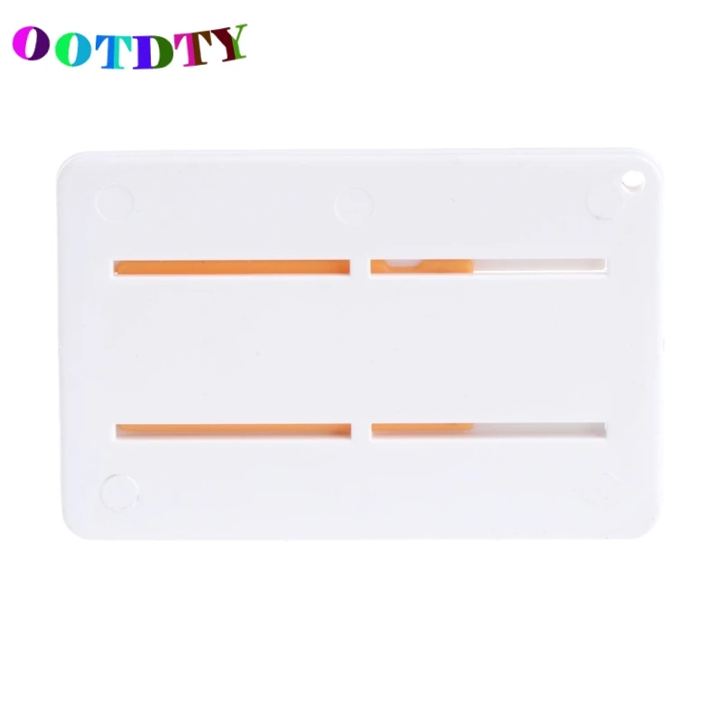 

OOTDTY Tyre Tread Depth Gauge Car Motorcycle Trailer Van Wheel Keychain Measure Tool