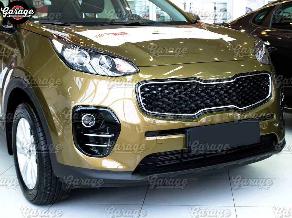 Веки для фар для Kia Sportage 4-ABS пластиковые накладки реснички брови Чехлы для отделки аксессуары для автомобиля Стайлинг тюнинг