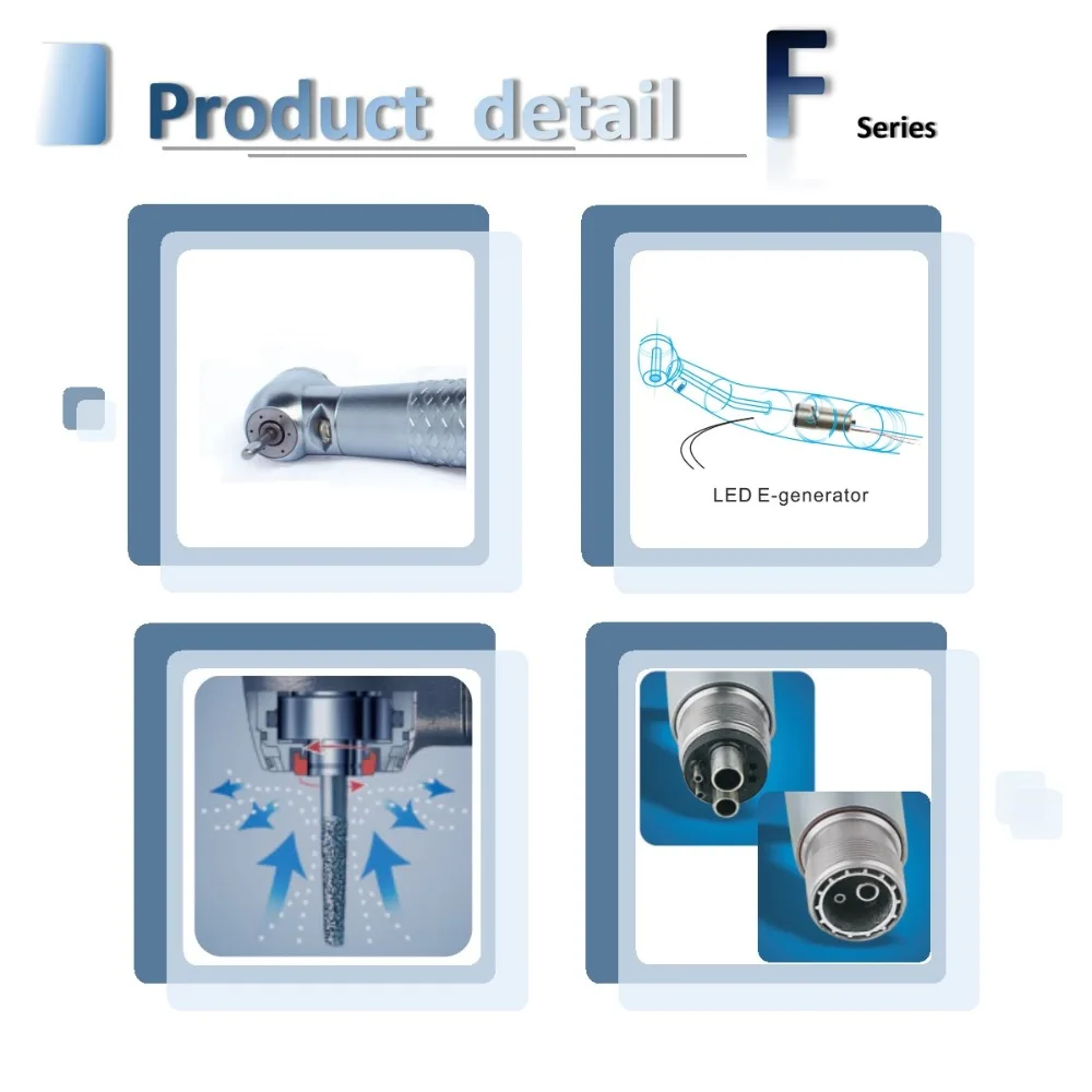 

COXO CX207-F LED/CX20707-G 1 pcs New type dental LED Cartridge Rotor Turbine for coxo handpiece