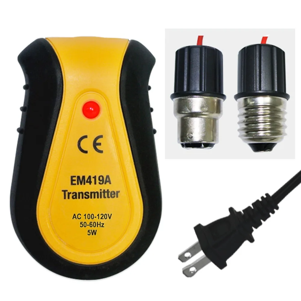 110V 220V Socket Tester Circuit Breaker Receiver Transmitter Electrical Finder Tool Lamp Socket Outlet Adapters Cable Tracker 6