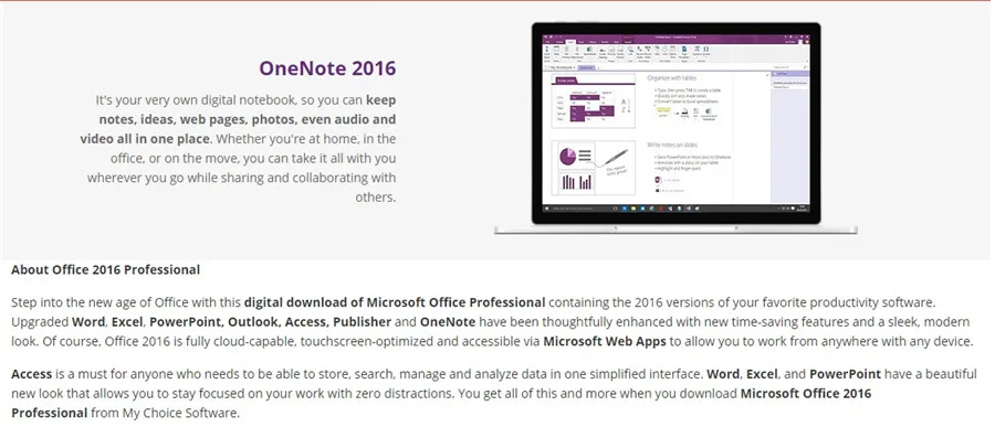 office 2016pro_oneNote