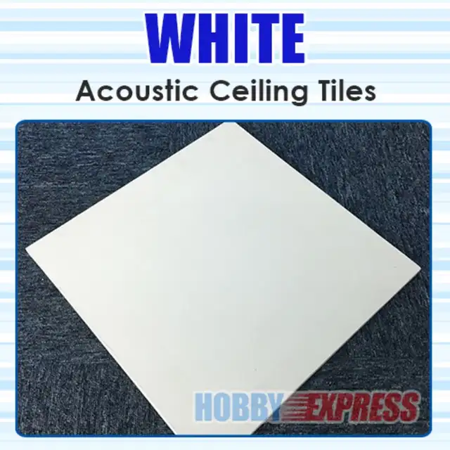Arrowzoom 5 Pcs Acoustic Fiberglass Drop Ceiling Tiles