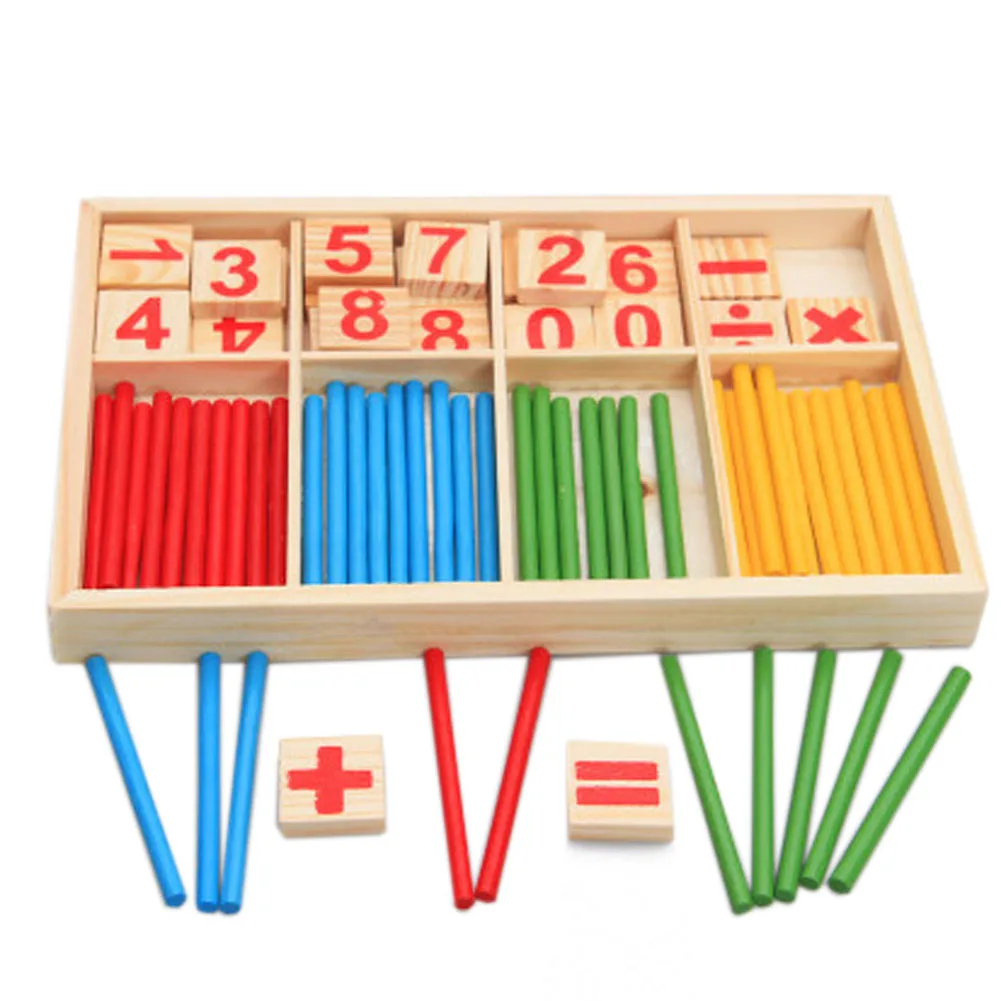 1pc Baby Toys Counting Sticks Education Wooden Toys Building Intelligence Blocks Mathematical Wooden Box Chil Gift baby-building-blocks-wooden : image 1pc Baby Toys Counting Sticks Education Wooden Toys Building Intelligence Blocks Mathematical Wooden Box Chil Gift baby-building-blocks-wooden
