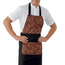 Мужской фартук необычный кофейный