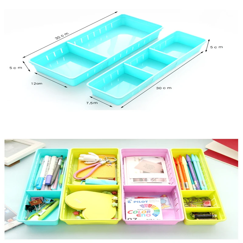 9399 Home Living Japanese plastic drawer storage box office debris
