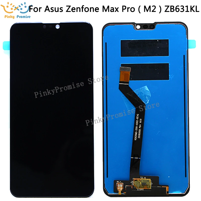 

6.26'' New For Asus Zenfone Max Pro (M2) ZB631KL Full LCD DIsplay + Touch Screen Digitizer Assembly For Asus zb631kl lcd