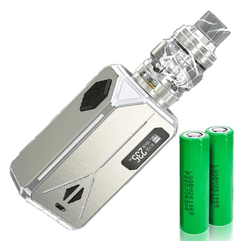 

Authentic Eleaf Lexicon 235W TC Kit with ELLO Duro 6.5ml Atomizer Tank HW-M 0.15ohm Coil Head - Silver