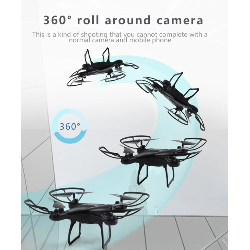Utoghter 69601 2.4G 6-Axis Gyro RC Drone With Camera Quadcopter Altitude Hold 3D Flip Headless Selfie Drone Quad Helicopter (13)
