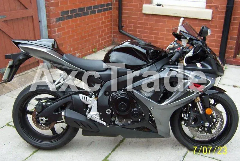 

Motorcycle Fairings For Suzuki GSXR GSX-R 600 750 GSXR600 GSXR750 2006 2007 K6 06 ABS Injection Fairing Bodywok Kit Silver Black