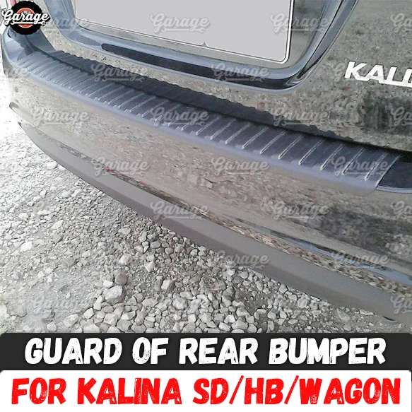 

Guard of rear bumper for Lada Kalina SD / HB / Wagon 2004-2013 / 2013- ABS plastic accessories protective plate of scratches car
