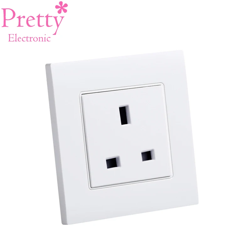 

2018 New UK Wall Power Socket Electrical Outlet Switched AC 110-250V 13A British Standard Home Outlet Panel outlet power Charger