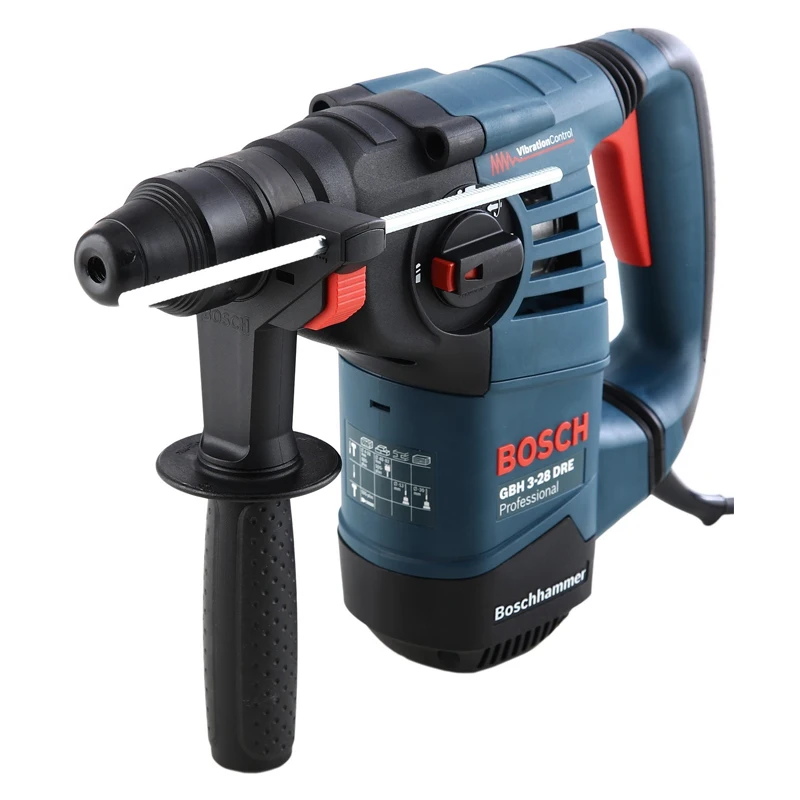 Перфоратор электрический Bosch GBH 3-28DRE (Мощность 800 Вт, энергия удара 3,5 Дж., 900 об/мин, 4000 уд/мин, патрон SDS+, кейс)