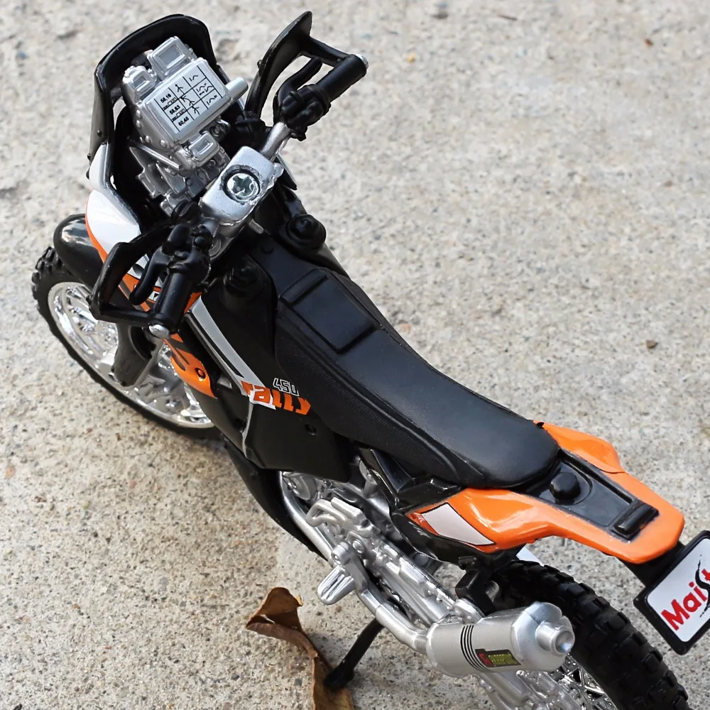 1:18 Масштаб Maisto KTM 450 ралли мотоцикл гоночные машины мини модели мотоциклов офисные игрушки подарки для детей