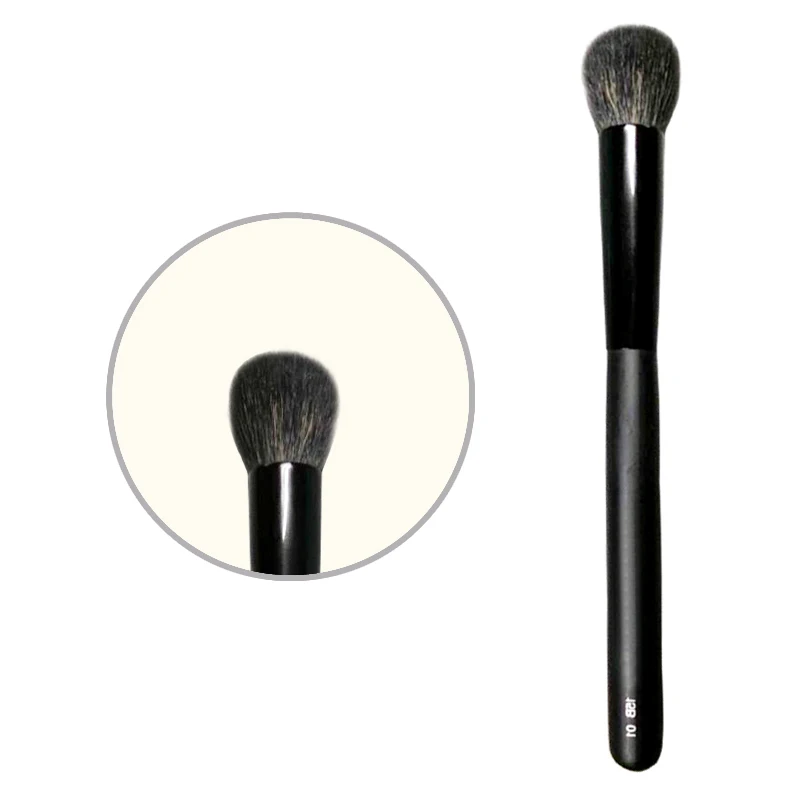 

15B01 Professional Make Up Brush Rounded Highlighter Brush Manually Bundled Natural Goat Hair Makeup Brushes