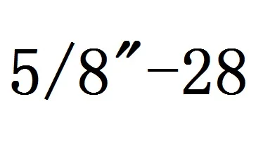 Серебристый 5/"-11, 12, 14, 16, 18, 20, 24 27 28 32 36 40 правая резьба под давлением - Цвет: Серебристый