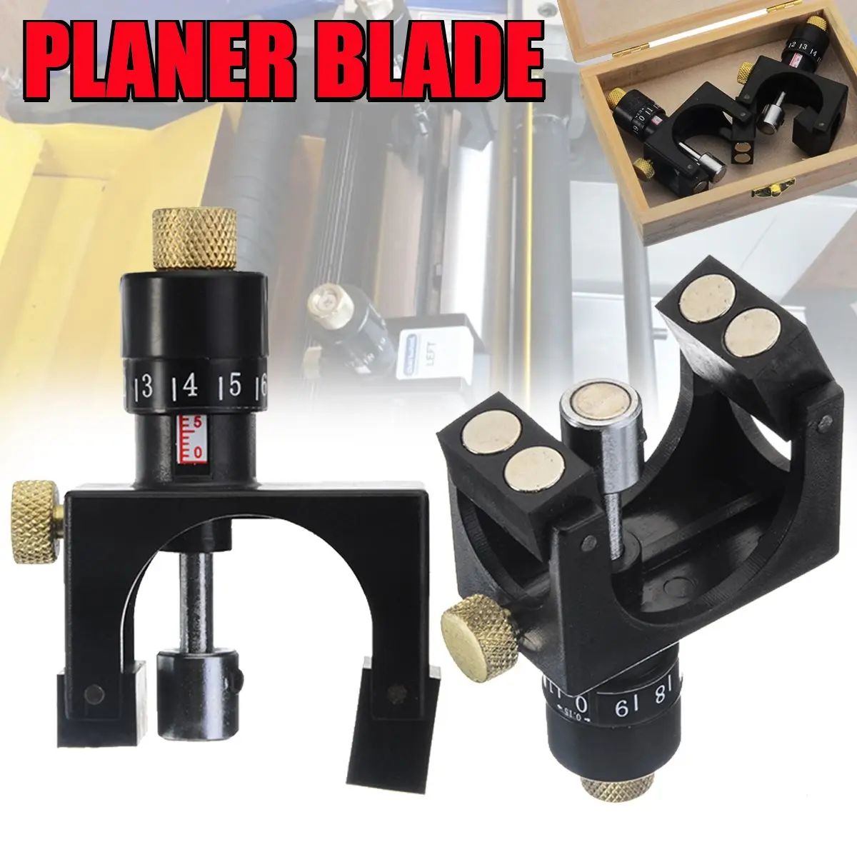 Buy New 1Pair Adjustable Planer Jointer Blade