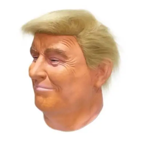 Платье на Хэллоуин латексная маска Дональда Трампа высокое качество резиновый