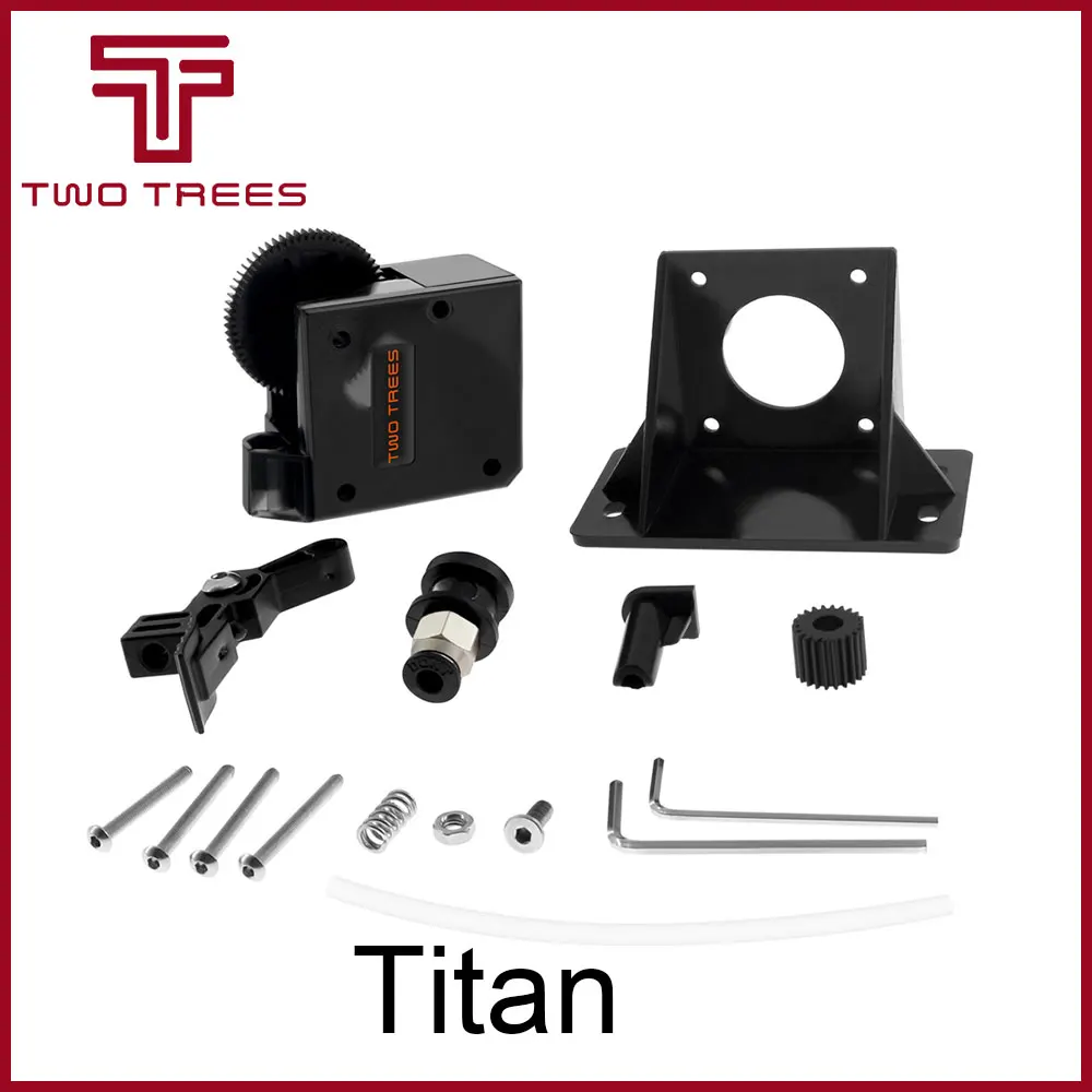 

Titan Extruder 3D Printer Parts For E3D V6 Hotend J-head Bowden Mounting Bracket 1.75mm Filament 3:1 transmission ratio