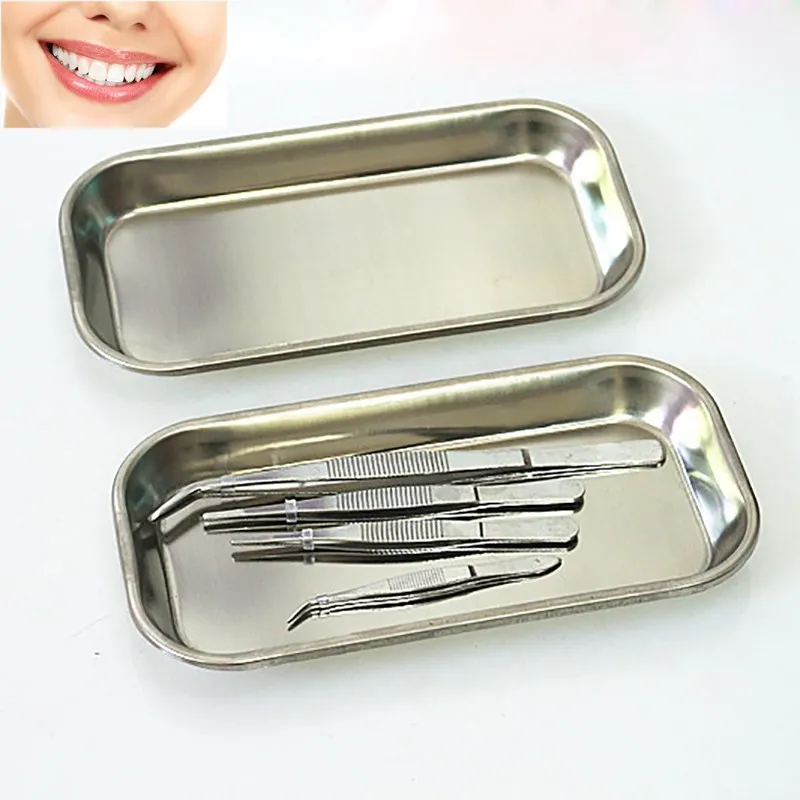Stainless Steel Surgical Medical Dental Disinfection Tray Square Plate
