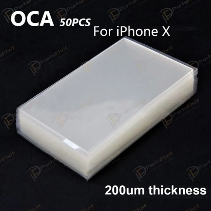

50 pcs 250um OCA Optical Clear Adhesive for iPhone4/4S/5/5c/5s/6/6p/6s/6sp/7/7p/8/8p/X/Xs/Xs max LCD Screen Replacement
