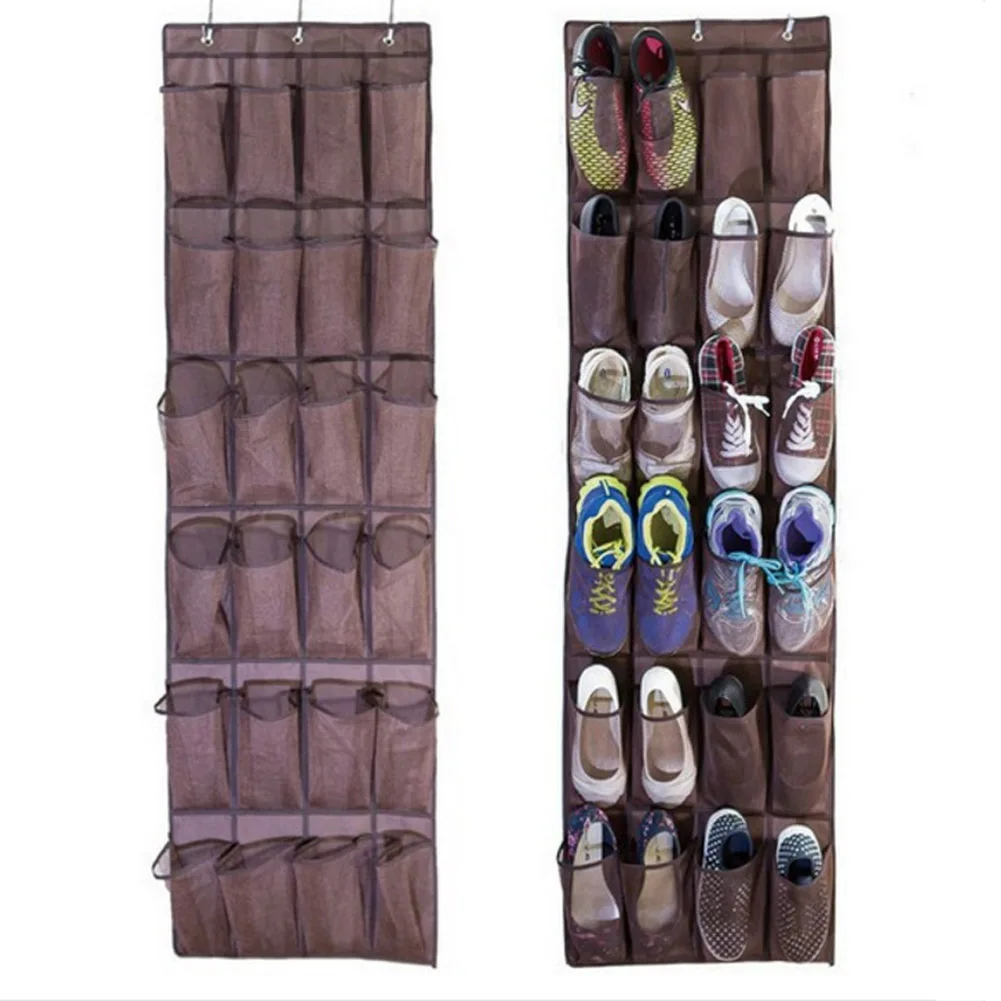 Practival 24 Pocket Door Hanging Shoe Rack Holder Organiser Storage