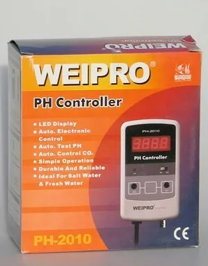 Goedkoop Weipro PH 2010A ph meter waarde controller Verse Zout PH online monitor, goede kwaliteit betrouwbare