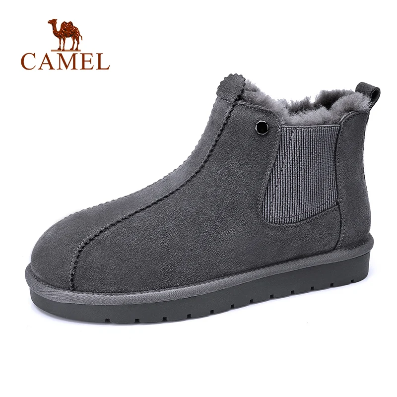 camel snow boots