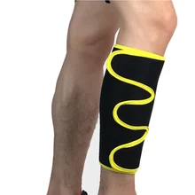 1 шт. фиксаж голени Поддержка сжатия фитнес для бега велокросса занятия спортом ног рукав