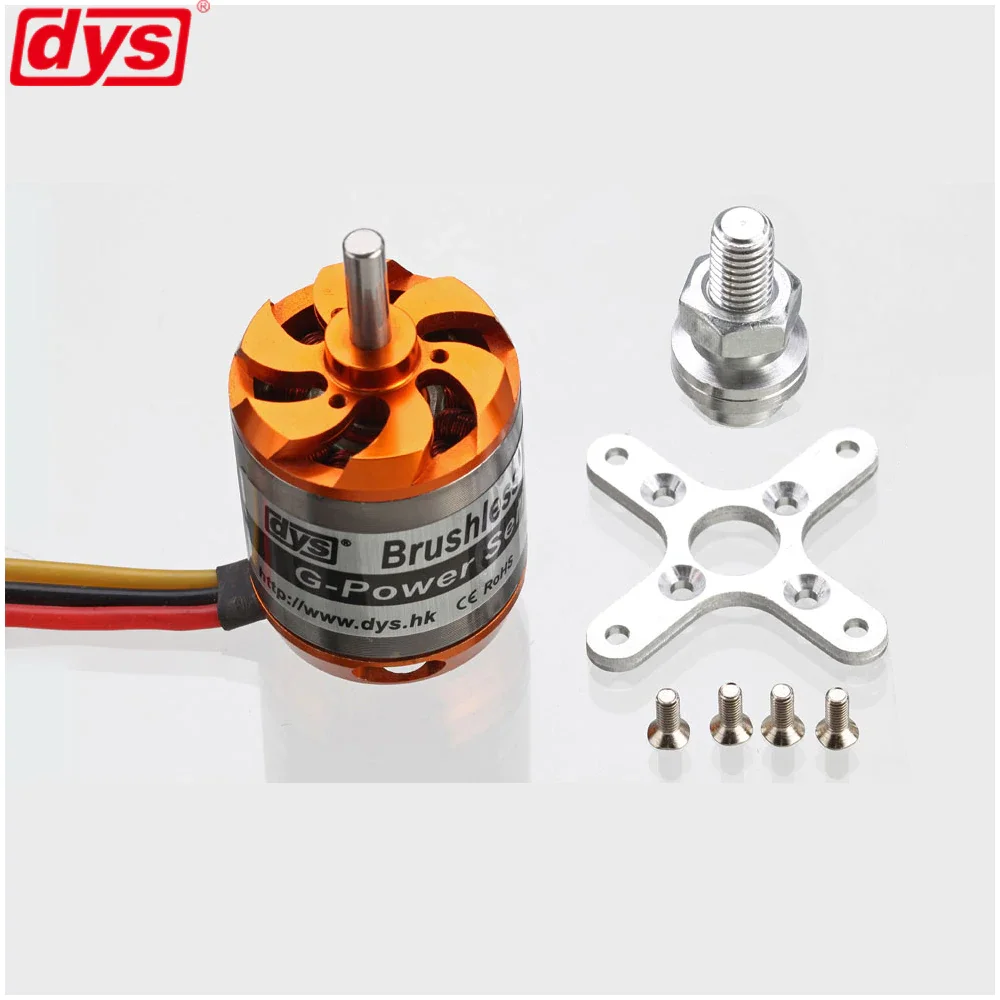

DYS 1Pc Brushless Motor D3548 790KV/900KV /1100KV for RC Models gold free shipping