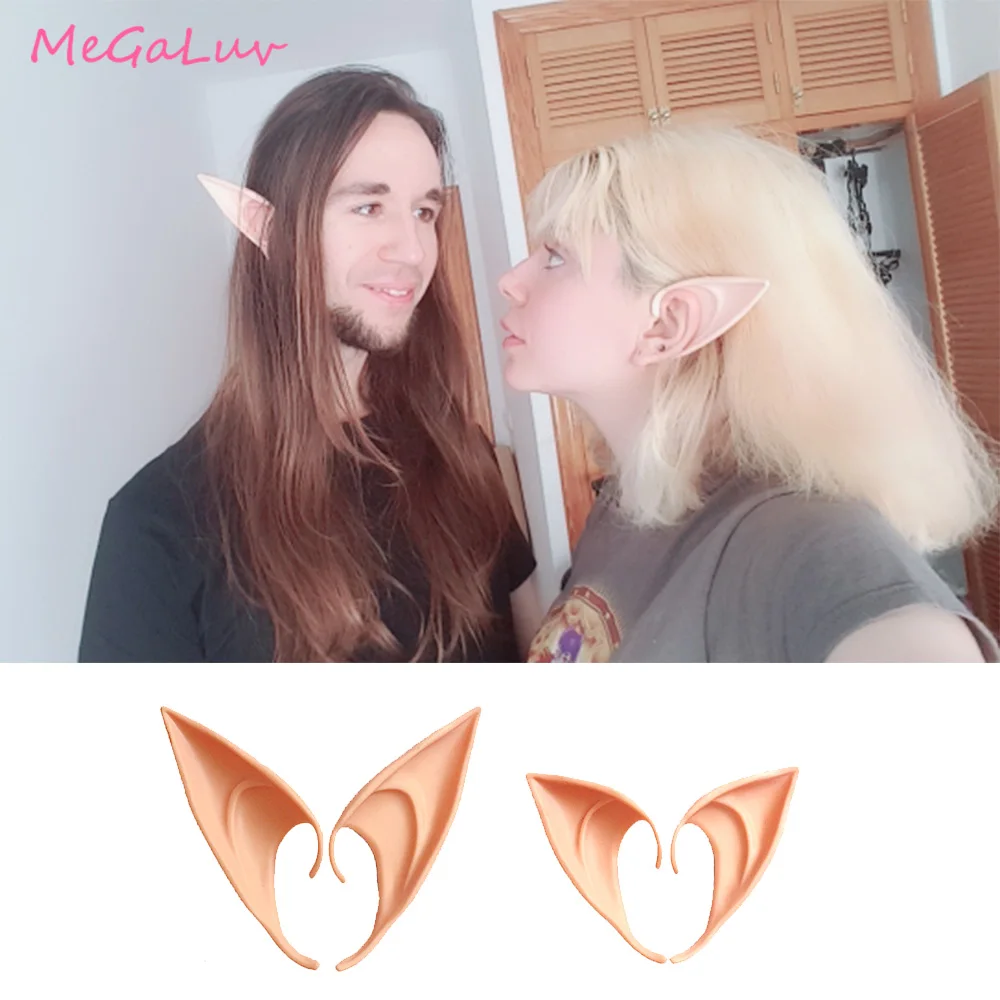 Mysterious Angel Elf Ears Fairy Cosplay Halloween Party Costume Latex Fake Ear