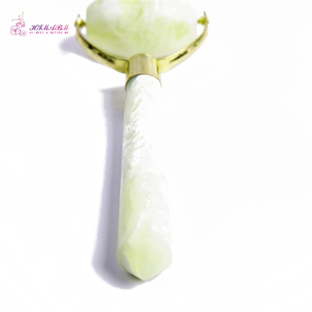 HIMABM Natural Xiuyan Jade Roller Facial Beauty Tool Facial Eye Neck Body Anti Ageing Therapy Massage HIMABM Natural Xiuyan Jade Roller Facial Beauty Tool Facial Eye Neck Body Anti Ageing Therapy Massage