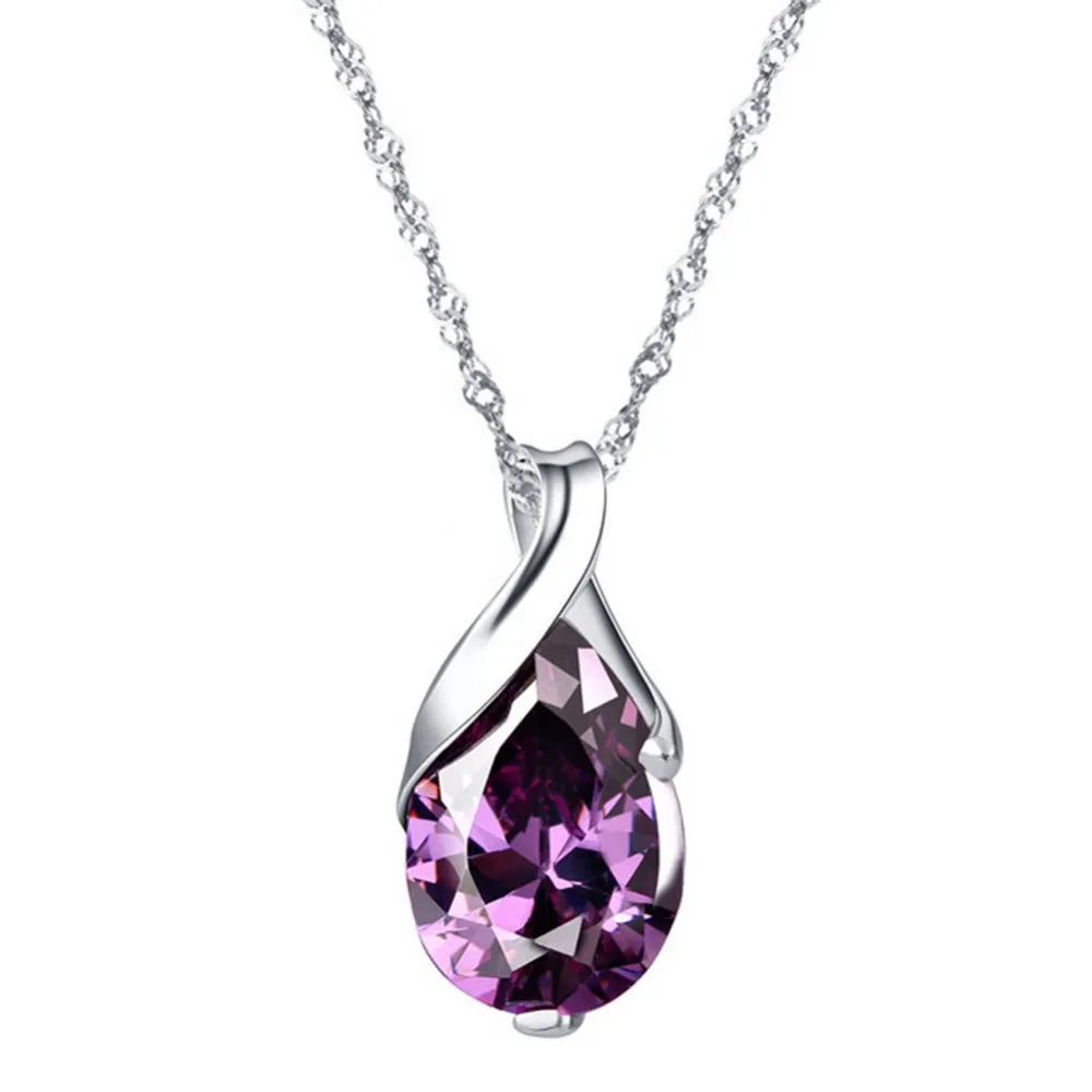 Trendy Charming Jewelry Natural Brazilian Tear Drop Shaped Pendant Drop