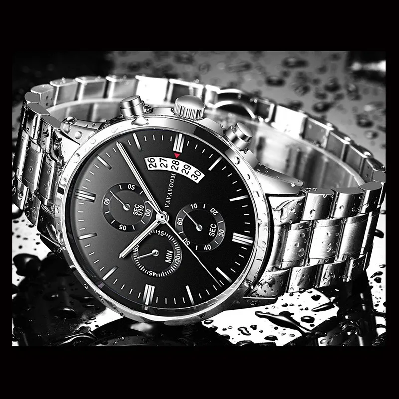 2019 New Men's Watch Stainless Steel Belt Business Quartz Watches Top Luxury Brand Sport relogio masculino watereproof reloj 2019 New Men's Watch Stainless Steel Belt Business Quartz Watches Top Luxury Brand Sport relogio masculino watereproof reloj