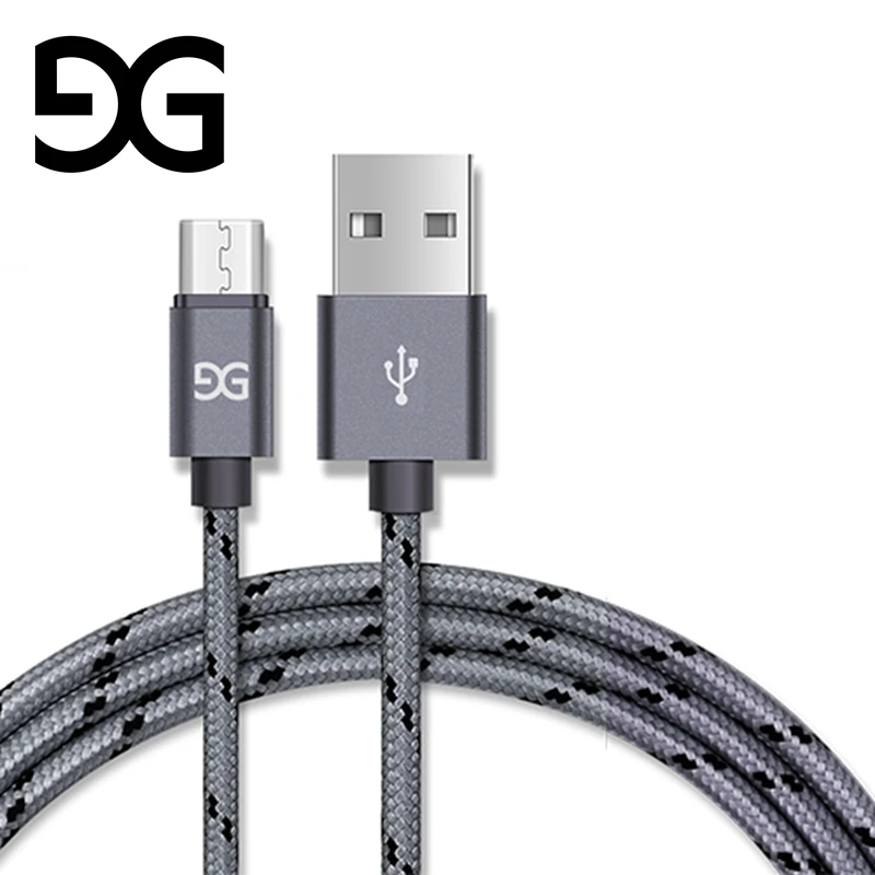 

GUSGU Metal Nylon Braid Micro USB Cable, GUSGU USB Cable Alloy Data Charging Cable for Samsung android Mcro USB Cable devices