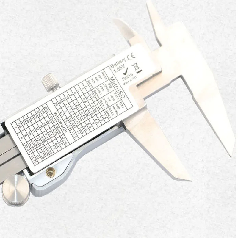 Digital Vernier Caliper - Stainless Steel Construction 6-Inch 150mm Electronic Micrometer Measuring Tool 3