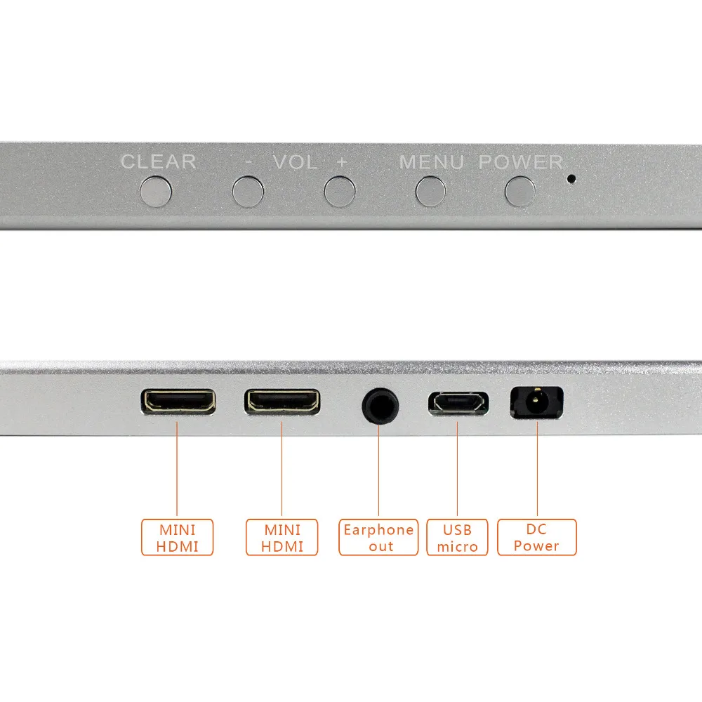 11.6 Inch 1920* 1080 13mm Thin 2 x HDMI mini Monitor For PS3 XBOX PS4 HDMI IPS LCD Non Touch Screen For PC Laptop