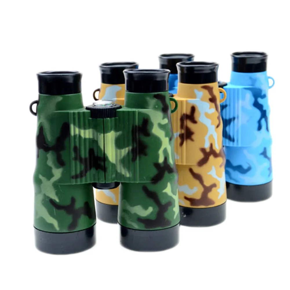 New Camouflage ColorKids Toy Telescope Compass Binoculars