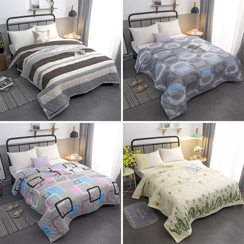 

1Pc 6 Pattern Multicolor Bedspread Summer Quilt Blanket Comforter Bed Cover Quilting Home Textiles Suitable for Children Adult