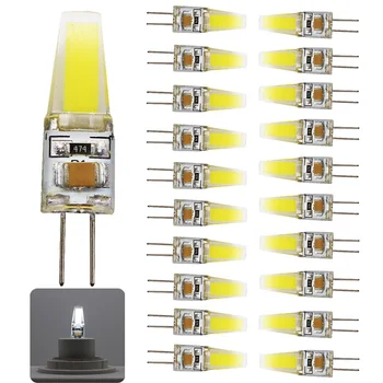 

20x G4 2.5W COB LED Bulbs 1 SMD 1505 LED lamp AC220V Cold White Crystal Spotlight Light