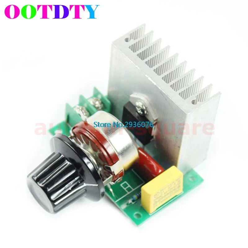 

AC 220V 3800W SCR Voltage Regulator Dimming Dimmers Speed Controller Thermostat APR29_10