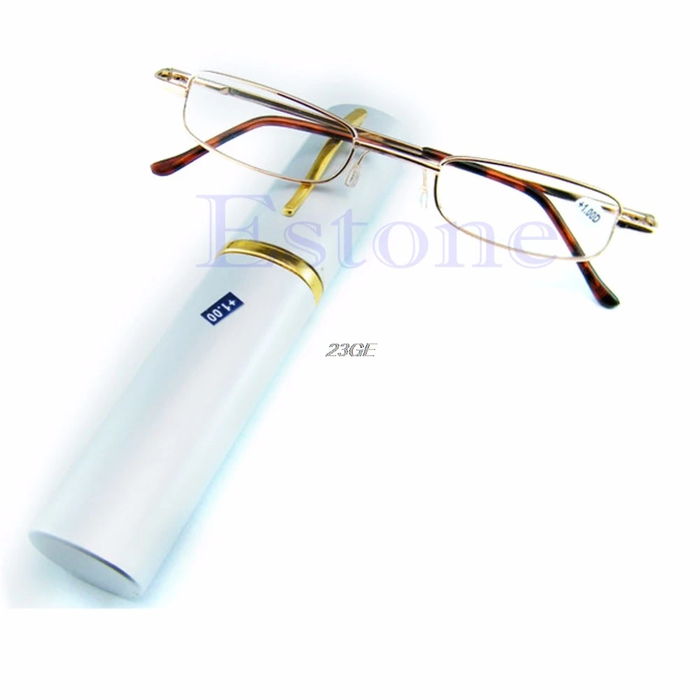 

2017 New Comfy Reading Glasses Alloy Container Presbyopia 1.0 1.5 2.0 2.5 3.0 Diopter MAR24_15