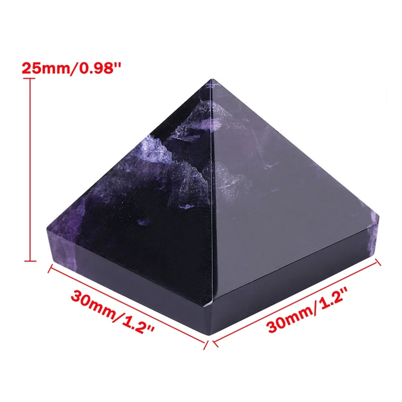 KiWarm Фиолетовый рейки энергии Заряженная большая пирамида из аметиста Кристалл естественное Исцеление домашний декор фэн-шуй магия ремесленника