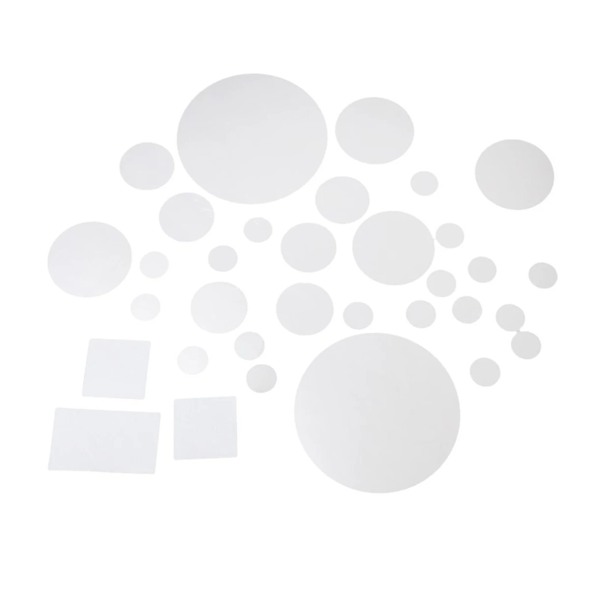 

30pcs Filled Circle Mirror Style Removable Decal Wall Sticker Home Decor