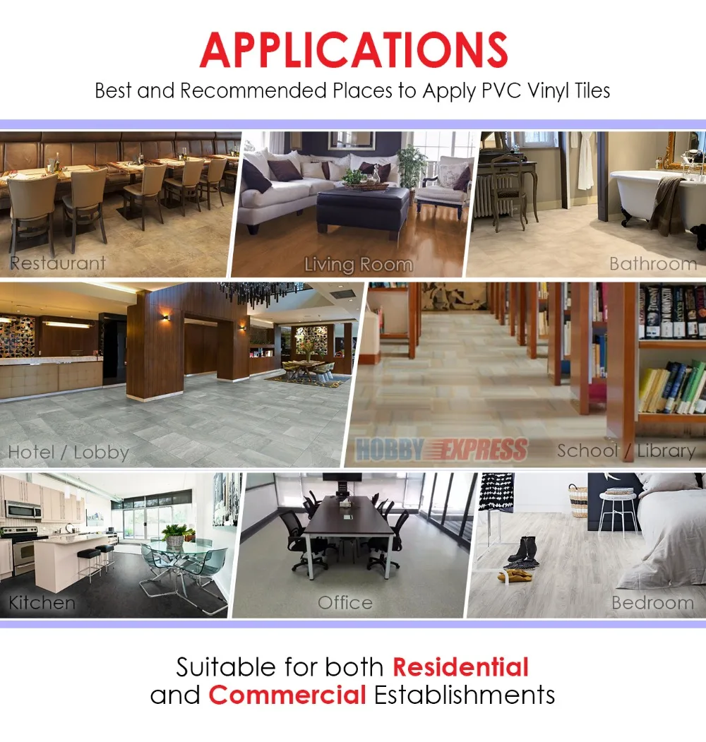 Arrowzoom PVC Vinyl Flooring Tiles Self-Adhesive DIY Home Decor Living Room Bathroom Kitchen Wall Floor Sticker 30*30 cm KK1175